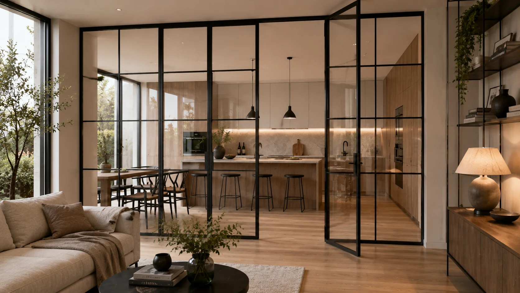 Internal Steel Doors for Open-Plan Living Ideas